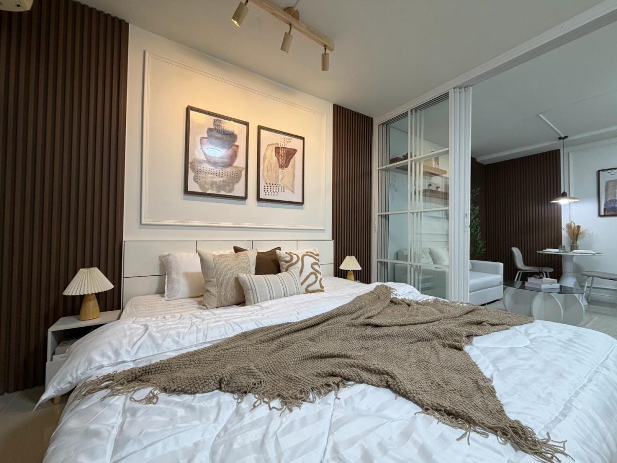 ที วี ซี คอนโด2  1ห้องนอน ห้องใหญ่37 ตร.ม. กั้นห้อง ของแต่งครบ เฟอร์ใหญ่ เดินทางสะดวก ใกล้รถไฟฟ้า_Do785