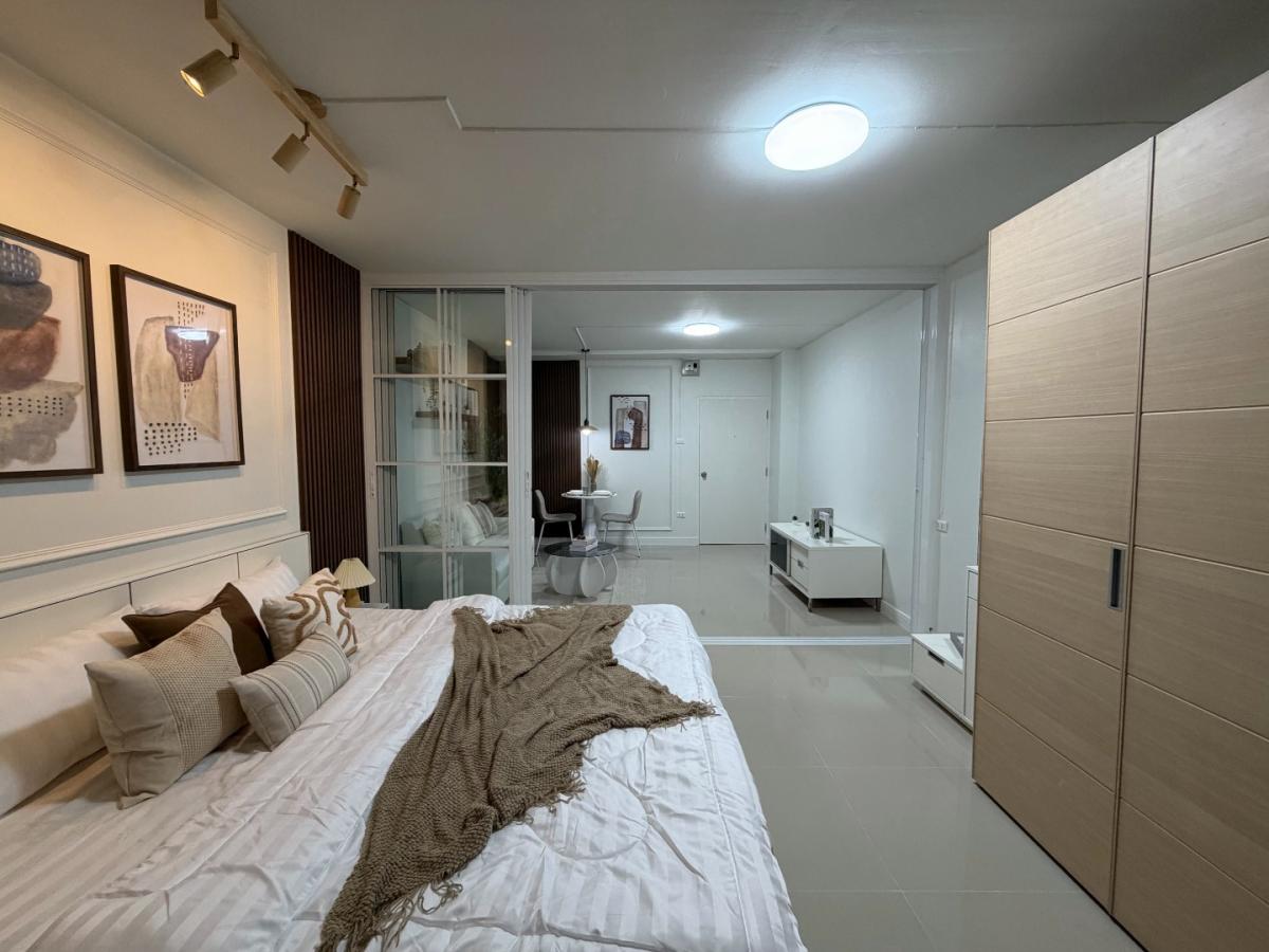 ที วี ซี คอนโด2  1ห้องนอน ห้องใหญ่37 ตร.ม. กั้นห้อง ของแต่งครบ เฟอร์ใหญ่ เดินทางสะดวก ใกล้รถไฟฟ้า_Do785