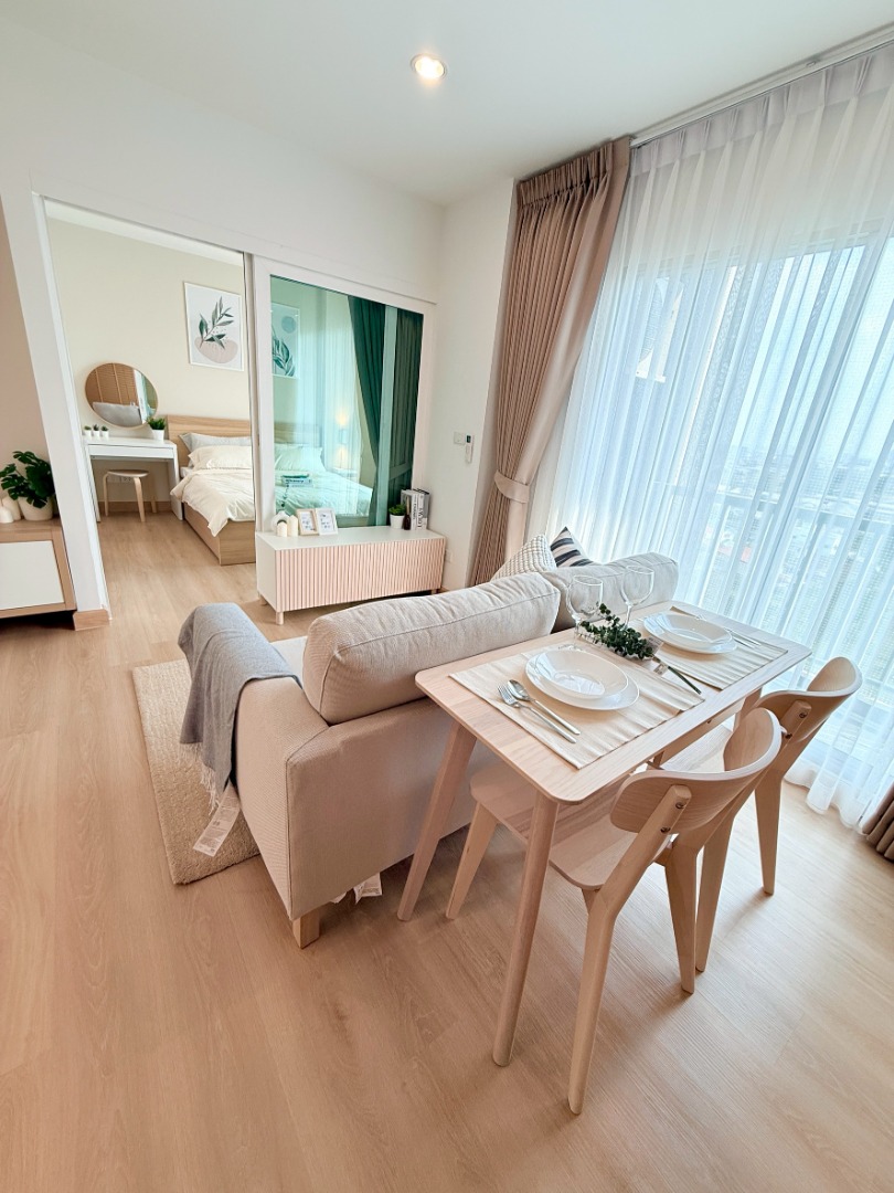 เดอะคีย์ แจ้งวัฒนะ มูจิ มินิมอล ห้องสวย วิวโล่ง ใกล้รถไฟฟ้า ส่วนกลางดีมาก_Do875 . 